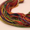 Embroiderymaterial Nylon Bracelet Making Thread, Jewellery Making Thread, Colorful Threads for Hair Braiding, Dori/Rope(1Mm Thick, 95 Meters Roll), Multicolor, 1 Count view 4