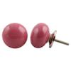 Indian-Shelf 8 Packs Pink Flat Solid Ceramic Drawer Knobs for Kitchen Cabinet Knobs Door Pulls Decorative Dresser Luxurious Craftsmanship view 1