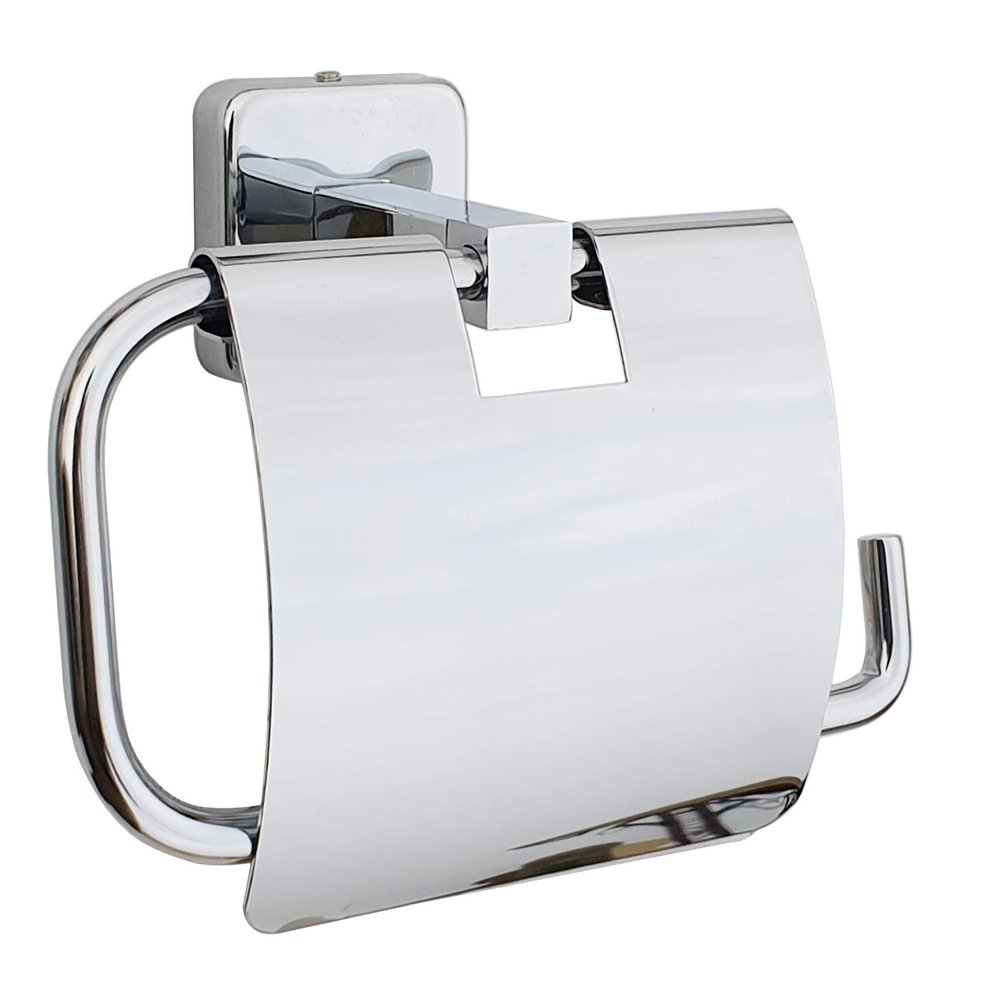 Aquieen Wall Mounted Toilet Paper Holder (Grade AISI SS 304) (Blanco)