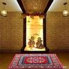 GT Gloptook Pooja Asana/Puja Mat (24 * 24),Red Color view 3