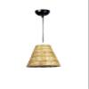 tu casa HG-17 220W Pendant Light, Light Brown, Pyramid Cane view 3