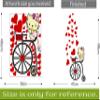 Sticker Hub Loving Kitty Decorative Fridge/Refrigerator Sticker (Vinyl, Multicolour) BS795 view 4