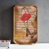 CrafTreat Rose Decoupage Paper for Art and Craft - Poppies and Roses - 8 Pcs - Size A4 - Traditional Decoupage Papers sheets - Floral Decoupage paper for furniture view 3