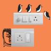 Switch Board Sticker - Sticker Hub Wall Decorative - Switch Panel Stickers Wall Sticker Set of 2 - Light Switch Sticker SW118 view 2