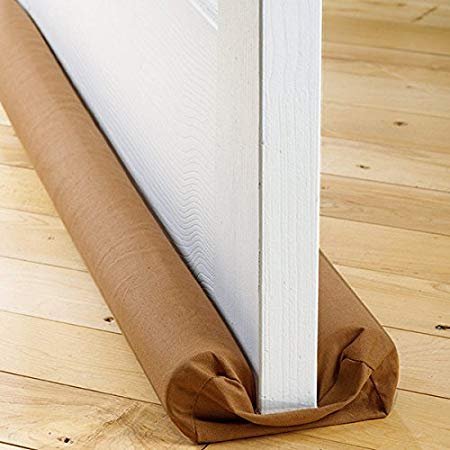 MOHAK Under Door Twin Draft Guard Cover Stop Light Dust Cool Air Escape Protector