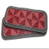 Onlymat Step & Stair Rectangular Door Mat (Red & Black) Anti-Skid, Polypropylene Entryway Rug With Rubber Backing For Indoor, Outdoor, Kitchen, Bathroom, Patio - 60 X 25Cm (Pack Of 2) view 1
