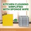 Scotch-Brite Sponge Wipes- Reusable, Kitchen and House Cleaning- Easy to use, Cleans any mess in a swipe, Absorbs water its own 10x weight, Multi- color, Biodegradable (pack of 10) view 4