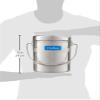 Neelam Stainless Steel 14, 22 Gauge Diamond Milk Pot, 3100 ml, Stainless Steel Storage Can Useable As Steel Dabba, Milk, ghee, Oil Storage, Etc. Heavy Jointless Body, Induction Compatible, Silver view 3