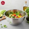 EMBASSY Stainless Steel Pack of 2 Mixing Bowls for Kitchen | Size 2 | 1900 ml | Bowls for Baking, Mixing Atta, Storing and Serving | Ideal for Gifting view 2