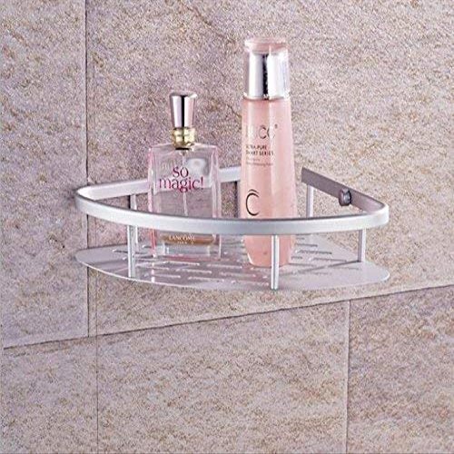 Inllex Solid Brass Chrome Finished Wall Mounted Bathroom Triangle Basket Corner Rack Single Shelf Soap Basket Bathroom Accessories