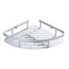 Inllex Solid Brass Chrome Finished Wall Mounted Bathroom Triangle Basket Corner Rack Single Shelf Soap Basket Bathroom Accessories view 3
