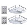 Inllex Solid Brass Chrome Finished Wall Mounted Bathroom Triangle Basket Corner Rack Single Shelf Soap Basket Bathroom Accessories view 4