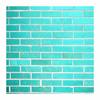 PRINTELLIGENT Paper Self-Adhesive Brick Pattern Wallpaper (10 Square FEET(16 INCH X 90 INCH X 1 ROLL)) Multicolor view 1