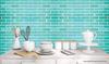 PRINTELLIGENT Paper Self-Adhesive Brick Pattern Wallpaper (10 Square FEET(16 INCH X 90 INCH X 1 ROLL)) Multicolor view 3