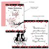 Alwaysgift Happy Anniversary Dear Wife Greeting Card & Golden Rose Hamper view 3