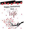 Alwaysgift Happy Anniversary Dear Wife Greeting Card & Golden Rose Hamper view 4