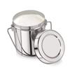 Neelam Stainless Steel 18, 22 Gauge Milk Pot, 7100 ml, Stainless Steel Storage Can Useable As Steel Dabba, Milk, ghee, Oil Storage, Etc. Heavy Jointless Body, Induction Compatible, Silver view 3