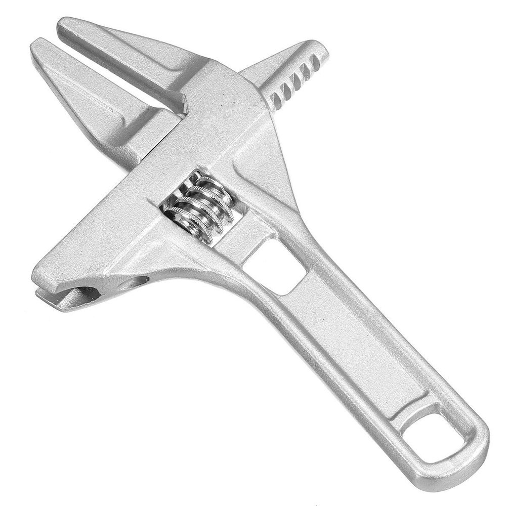 NavaHome Basics Small Adjustable Spanner Wrench Short Shank Large Openings Ultra Thin