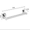 GARBNOIRE Stainless Steel Wall Mounted Towel Bar | Towel Rod | Towel Holder | Hand Towel Rail for Bathroom | Bathroom Accessories (18 Inch) (Pack of 2) view 2