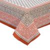 Texstylers Cotton Rectangular 60x90 Inches 6 Seater Dining Table Cloth Cover (Brown) view 2