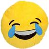 Supreme Home Collective Plush Emoji Soft Round, Laugh to Cry Decorative Cushion, 12x12 inches/30x30cm - Pack of 1 view 1