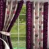 Srk Trendz Polyresin Grommet Long Door Eyelet Curtain (Wine, 4 X 9 Feet) Pack of 2 view 1