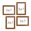 Art Street Wall Collage Photo Frame Timeline (Brown, Set of 4)||5X7 Inches. view 2