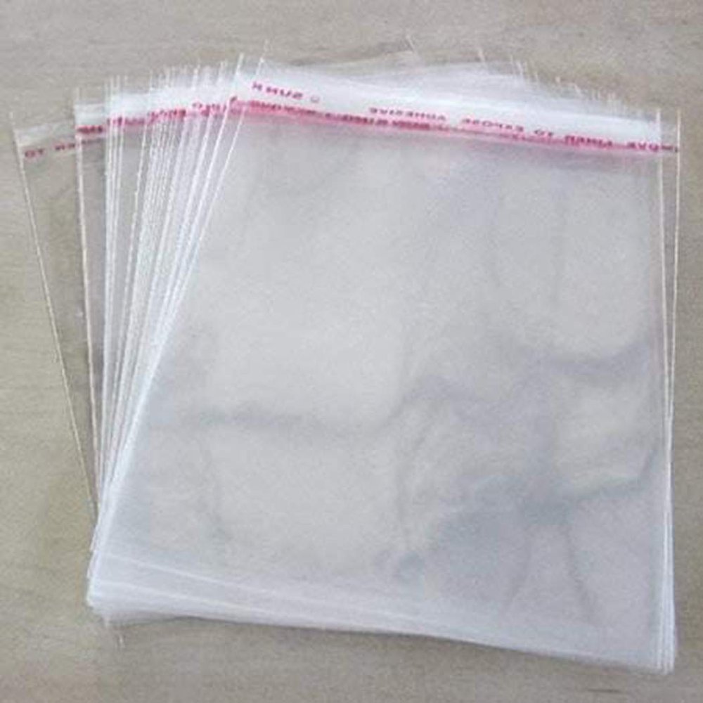 Avanti Creation Transparent Self Adhesive Resealable Plastic Pouch Bag Resealable Plastic Pouch Bag 9X10 Inches (Pack Of 40)