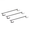 Deeplax Stainless Steel Heavy alm. hook Towel Rod/holder/Towel Rack for Bathroom/Towel Bar/Hanger/Stand/Bathroom Accessories (18 Inch - Chrome Finish) Set of 3 view 1
