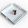 Onlineshoppee MDF Tea Serving Tray White view 2
