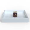 Onlineshoppee MDF Tea Serving Tray White view 3