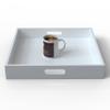 Onlineshoppee MDF Tea Serving Tray White view 4