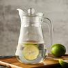 PrimeWorld Aquatic Glass jug Pitcher with Lid 1.3 LTR 1 Pcs Clear (1.3 liters) view 1