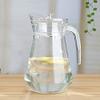PrimeWorld Aquatic Glass jug Pitcher with Lid 1.3 LTR 1 Pcs Clear (1.3 liters) view 2