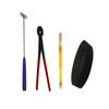 Excel Impex Glass Tool Kit Set of Premium Glass Cutter, Glass Breaking Plier 3 mm, Small Steel Hammer, and Glass Grinding Stone view 1