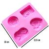 Styleys Silicone Soap Moulds for Soap Making, Loaf, Muffins, Cheesecakes (Angel Rose Shape) view 4