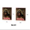 SSKR Elephant Eye Laminated Nazar Battu Wall Hanging Protector from Evil Eye - Set of 2 (10X15 Cms - Pack of 2) view 2