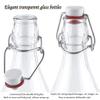 Pure Source India Glass Water Bottle - Set Of 2, Clear, 1000ml view 2