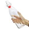 Pure Source India Glass Water Bottle - Set Of 2, Clear, 1000ml view 4