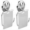 Easyhome Furnish Stainless Steel Toilet Paper Holder/Stainless Steel Tissue Paper Holder Set of 2 Pieces-Creta view 2