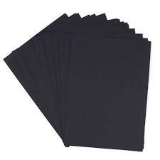 TRUESTORE A3 Black Paper 180-210 GSM Pack of 20 Sheets-Black - Coloured Paper, Best for Art & Craft Work, Project Work