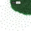 EmbroideryMaterial 10/0 Glass Seed Beads for Jewellery Making, Bracelet Making, Necklace Design, Bead Weaving, DIY Craft, Hand Embroidery & Garment Embellishment  Green Beads (22.5 mm, 100 g) view 2