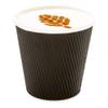 Ssanvi Disposable Glasses Use and Throw Coffee Cup Disapoble Juice Glass Ecofriendly Paper Glasses for House Party, Picnic Office Coffee Glass 250 Ml (25 PCs Black) view 1