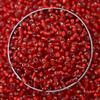 EmbroideryMaterial 11/0 Red Glass Stone Pearls, Seed Beads, Raw Materials for Making Toran, Beads for Jewellery Making, Bag Decoration,Embroidery, Craft etc Muthyalu (2MM/100 Grams) view 1