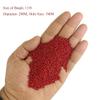 EmbroideryMaterial 11/0 Red Glass Stone Pearls, Seed Beads, Raw Materials for Making Toran, Beads for Jewellery Making, Bag Decoration,Embroidery, Craft etc Muthyalu (2MM/100 Grams) view 3