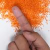 EmbroideryMaterial 10/0 Glass Seed Beads for Jewellery Making, Bracelet Making, Bead Weaving, DIY Craft, Hand Embroidery, Sewing & Garment Embellishment  Silver Lined Orange Color (22.5 mm, 100 g) view 3