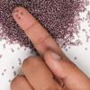 EmbroideryMaterial 10/0 Glass Seed Beads for Jewellery Making, Bracelet Making, Bead Weaving, DIY Craft, Hand Embroidery, Sewing & Garment Embellishment  Silver Lined Plum Color (22.5 mm, 100 g) view 3