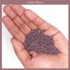 EmbroideryMaterial 10/0 Glass Seed Beads for Jewellery Making, Bracelet Making, Bead Weaving, DIY Craft, Hand Embroidery, Sewing & Garment Embellishment  Silver Lined Plum Color (22.5 mm, 100 g) view 4