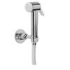 Cera F8030103 ABS Health Faucet Body with Wall Hook and 1 Meter Chrome Plated PVC Hose Pipe Silver view 1