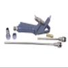 Jon Bhandari Tools Metal Air Dust Blow Gun Set  5-Piece Kit with 2 Nozzles (Long & Short), Connector & Thumb Trigger  High Pressure Air Blower for Dust, Debris & Moisture  Grey & Silver view 2